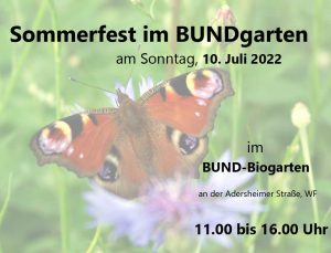 Sommerfest im BUND-Garten @ BUND-Biogarten | Wolfenbüttel | Niedersachsen | Deutschland